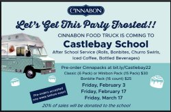 Cinnabon Fundraiser 3/17