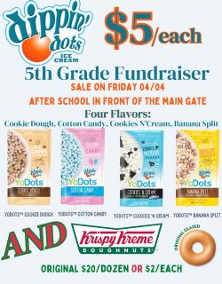 Dippin Dots-Krispy Kreme Fundraiser 4-4